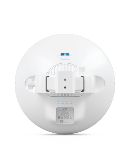 Ubiquiti UISP 60GHz/5GHz Wave Nano Radio with PoE injector, different medium view.