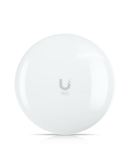Ubiquiti UISP 60GHz/5GHz Wave Pico Radio with PoE injector, medium view.