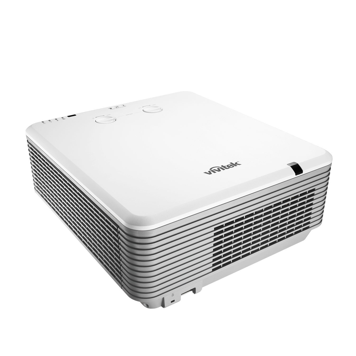 Vivitek DU7295Z WUXGA Laser DLP Projector with 9000 Lumens brightness and 20,000:1 contrast ratio, featuring 5 optional lenses and a 5-year warranty.