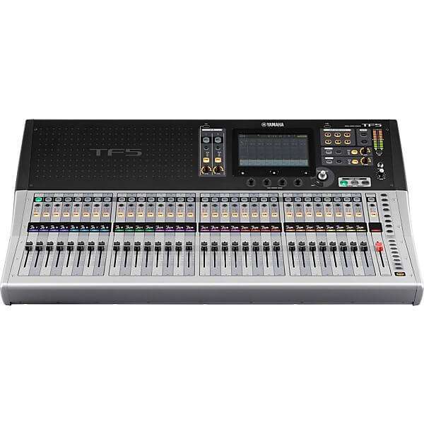 Yamaha TF5 32-Channel Digital Mixing Console, a professional live sound mixer designed for high-quality audio performance.