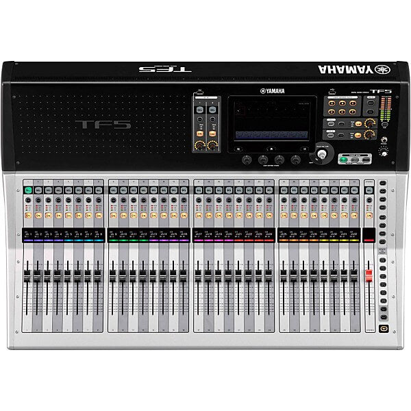 Yamaha TF5 32-Channel Digital Mixing Console, a professional live sound mixer designed for high-quality audio performance.