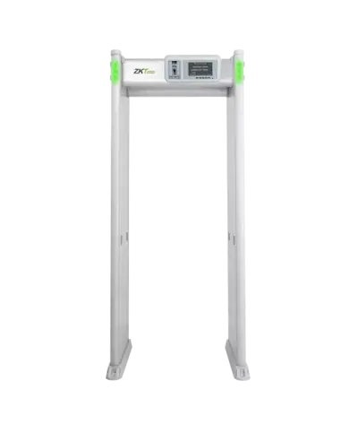 ZKTeco D4330 Walk Through Metal Detector with 33 detection zones, designed for security screening.