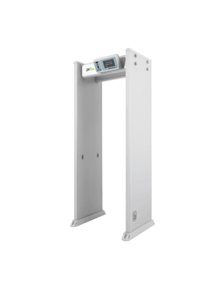 ZKTeco D4330 Walk Through Metal Detector featuring 33 detection zones.