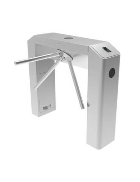 ZKTeco Tripod Turnstile featuring an Inbio 260 Controller and two F12 Readers.