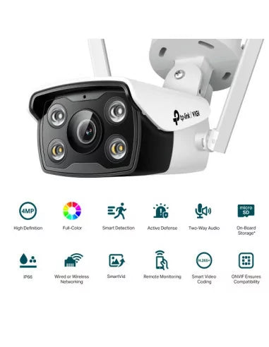 TP-Link VIGI 4MP Outdoor Wi-Fi Bullet Camera